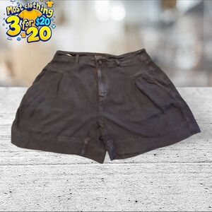 American eagle linen blend navy shorts  size 10